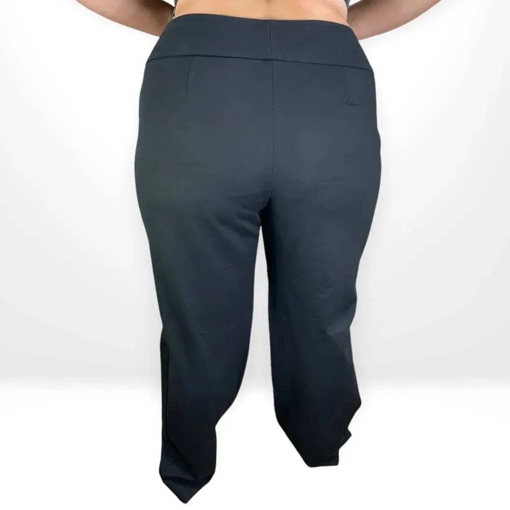 Magaschoni Collection Black Straight Leg Dress Pants Size 14